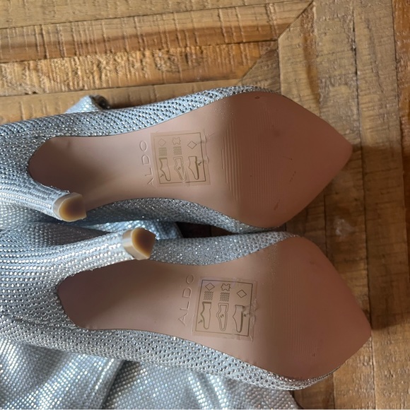 Aldo rhinestone stiletto boots - Picture 3 of 6